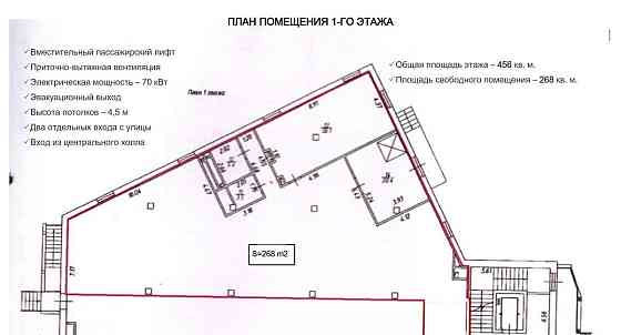 Торговое помещение, 268 м2 Видное