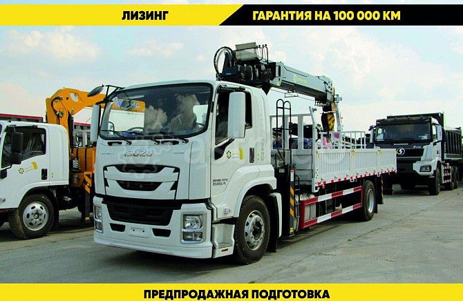Бортовой автомобиль Isuzu Giga 4х2 с КМУ 10 т с пультом ДУ Благовещенск - изображение 1
