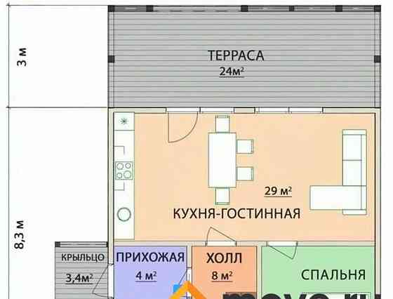 Дом, 141 м2, 10.3 сотки, 2 эт. Истра