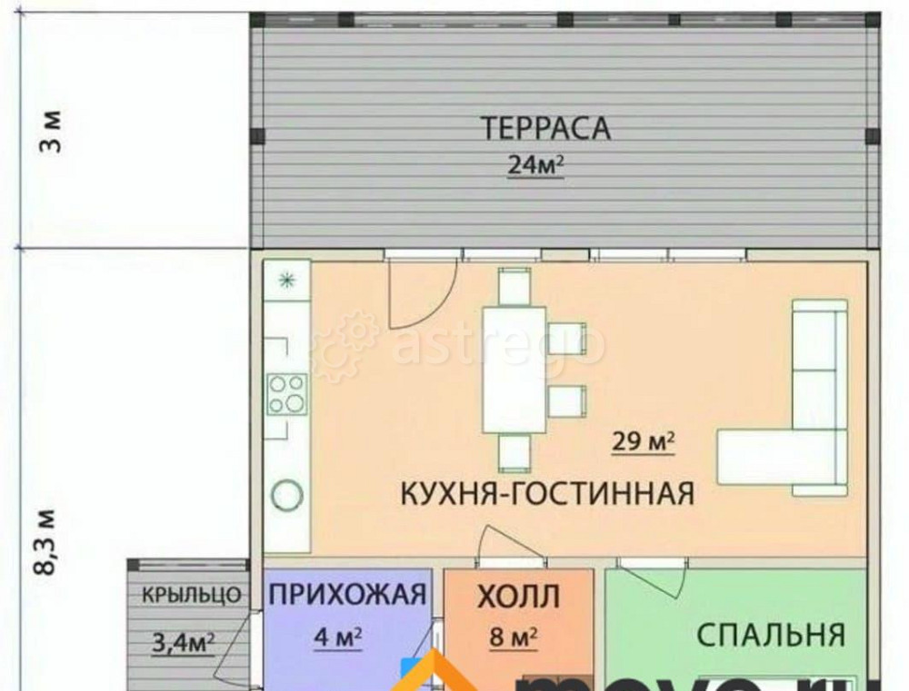 Дом, 141 м2, 10.3 сотки, 2 эт. Истра - изображение 3