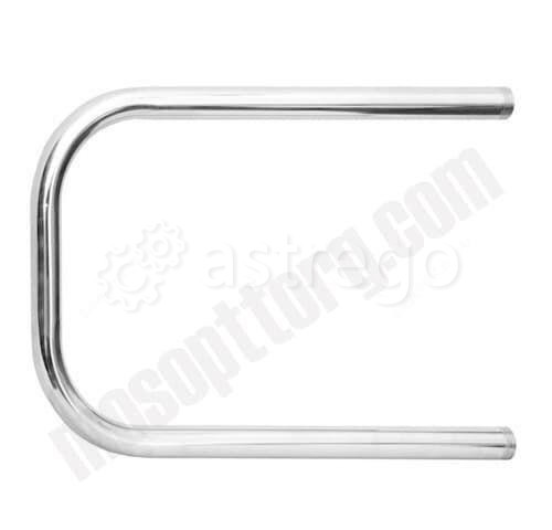 Полотенцесушитель водяной нержавеющая сталь П-образный Ду 20 (3/4") НР 500х500мм боковое подключение Москва - изображение 1