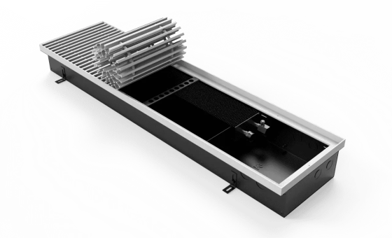 Конвектор внутрипольный VITRON ВК.110.260.1500.2ТГ с корпусом из оцинкованной стали Витрон Москва