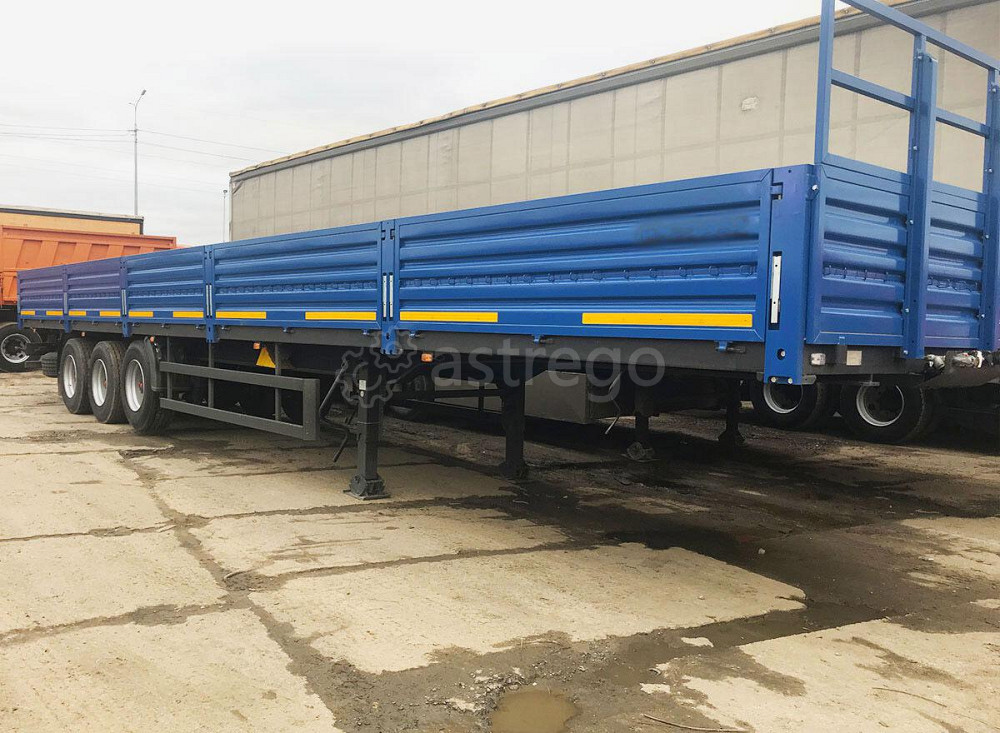 Полуприцеп бортовой ТЗА 588513-0810230-07 ССУ 1350, оси ПЛАНТ Краснодар - изображение 1