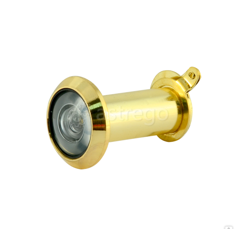 Глазок дверной НОРА-М №9/16/200/35-60 со шторкой (золото) Нижний Новгород - изображение 1