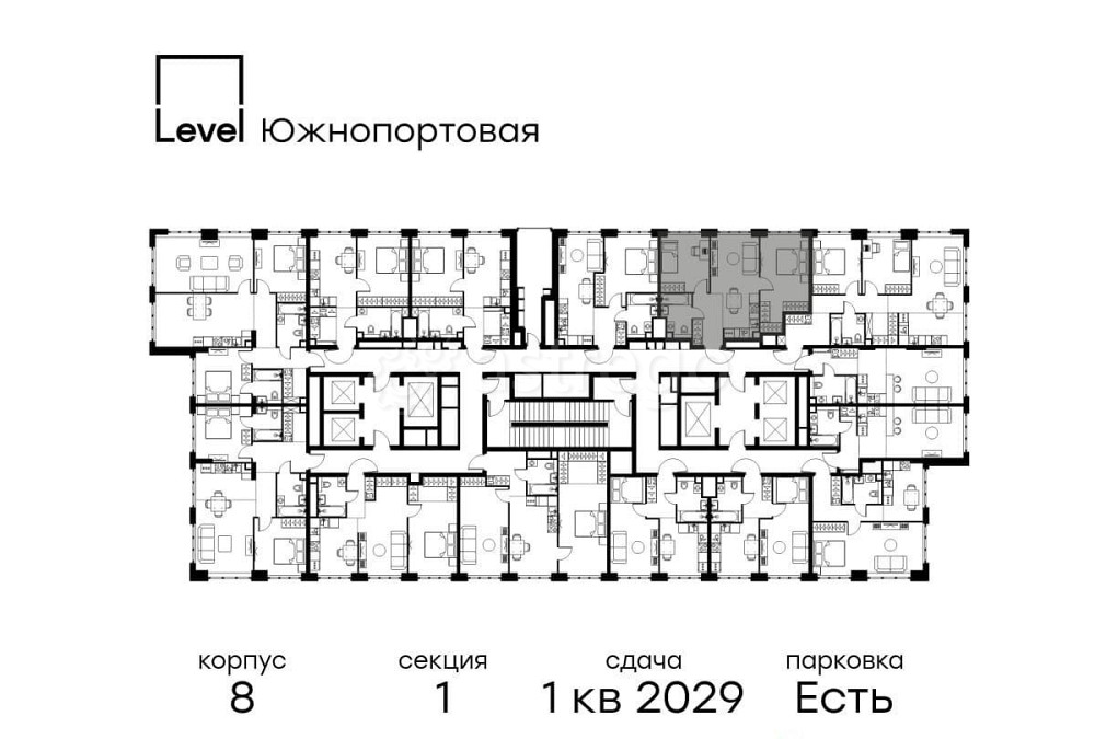 2-комн. квартира, 54 м2, 23/49 эт. Москва - изображение 2