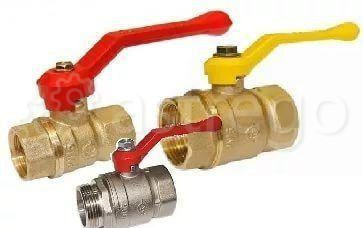 Кран шаровой DN-25 СТАНДАРТ 222 г/нак.г. рыч. ГАЛЛОП Москва - изображение 1