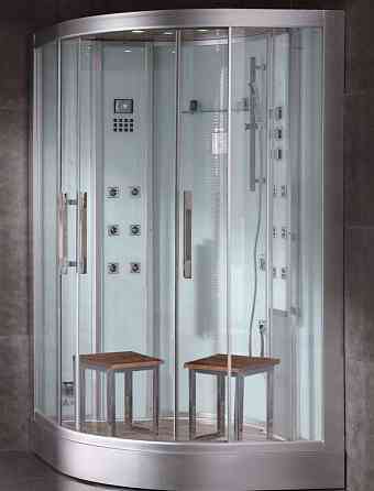 Душевая кабина 120х120 низкий поддон Eago DZ 962 W F8 с парогенератором Красноярск