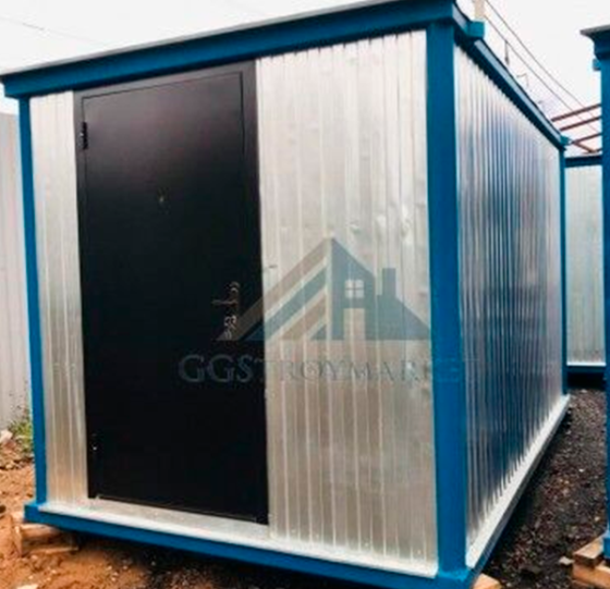 Бытовка металлическая утепленная для проживания БК-02 4.0х2.4 м GGStroyMarket, Россия Москва