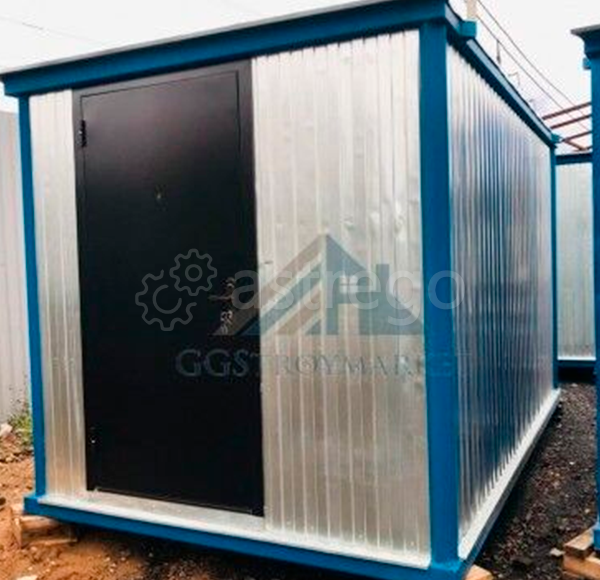 Бытовка металлическая утепленная для проживания БК-02 4.0х2.4 м GGStroyMarket, Россия Москва - изображение 1