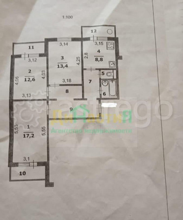 3-комн. квартира, 74 м2, 2/10 эт. Белгород - изображение 5