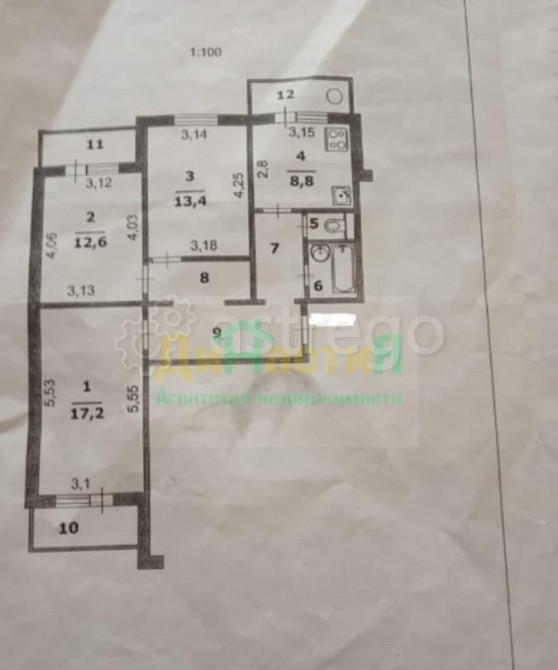 3-комн. квартира, 74 м2, 2/10 эт. Белгород - изображение 5