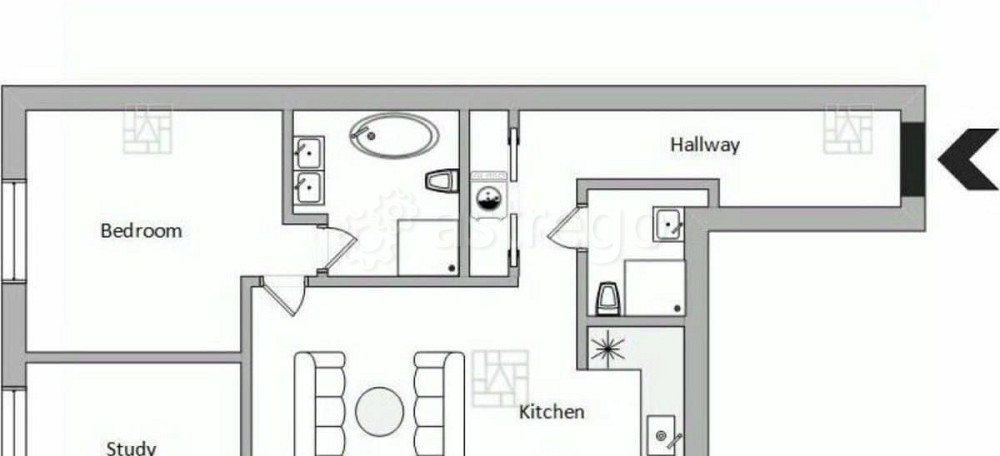 3-комн. квартира, 120 м2, 5/12 эт. Москва - изображение 4
