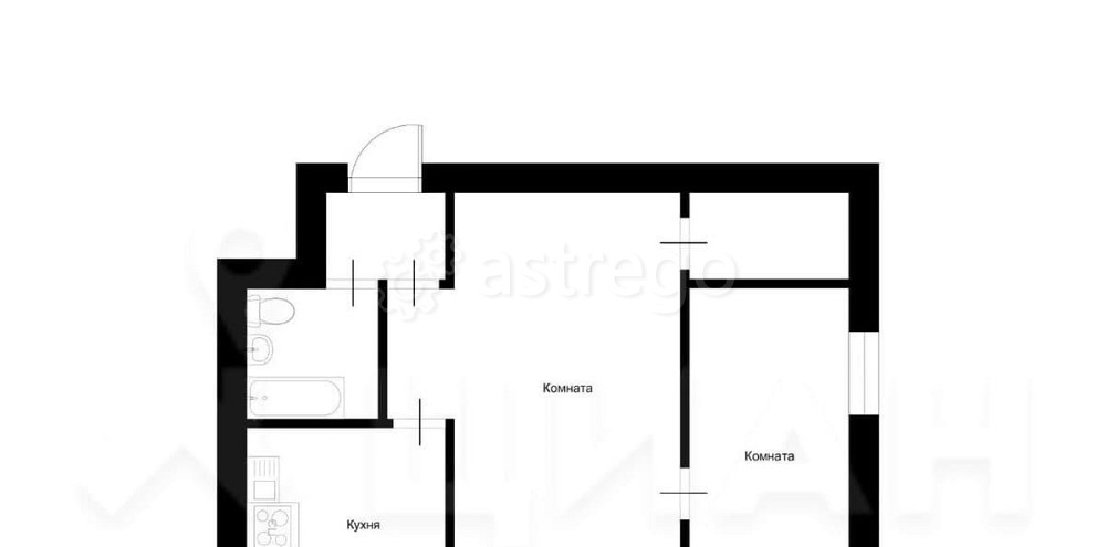 2-комн. квартира, 43.5 м2, 1/5 эт. Волоколамск - изображение 6