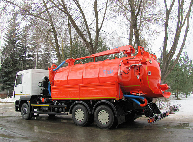 Машина илососная КО-530-09 шасси МАЗ 6312С9 (14+1,6 м3, насос 2150 м3/час, сист. гидроразмыва) Краснодар - изображение 1