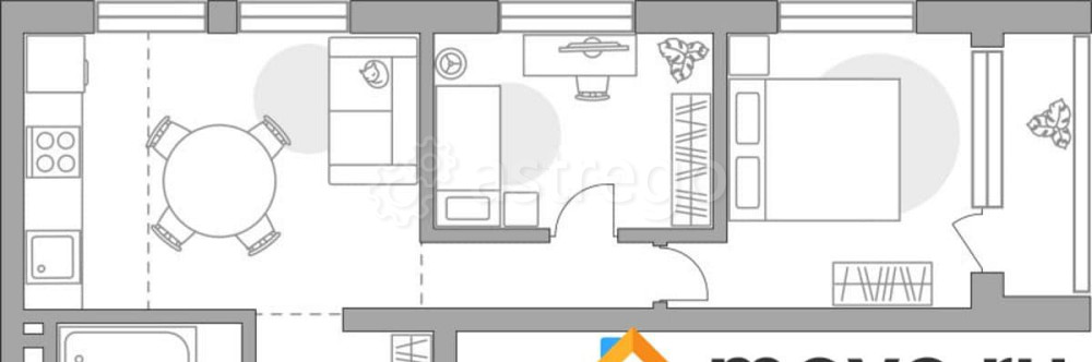 3-комн. квартира, 66.9 м2, 13/23 эт. Уфа - изображение 1