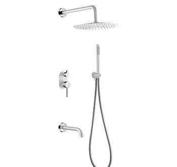 Душевой комплект BOHEME Uno 464-2-WCR White/Chrome Новосибирск