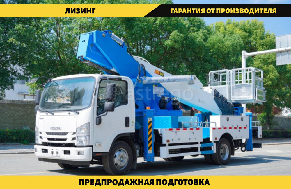 Автовышка на шасси Isuzu Elf 36 м Благовещенск - изображение 1