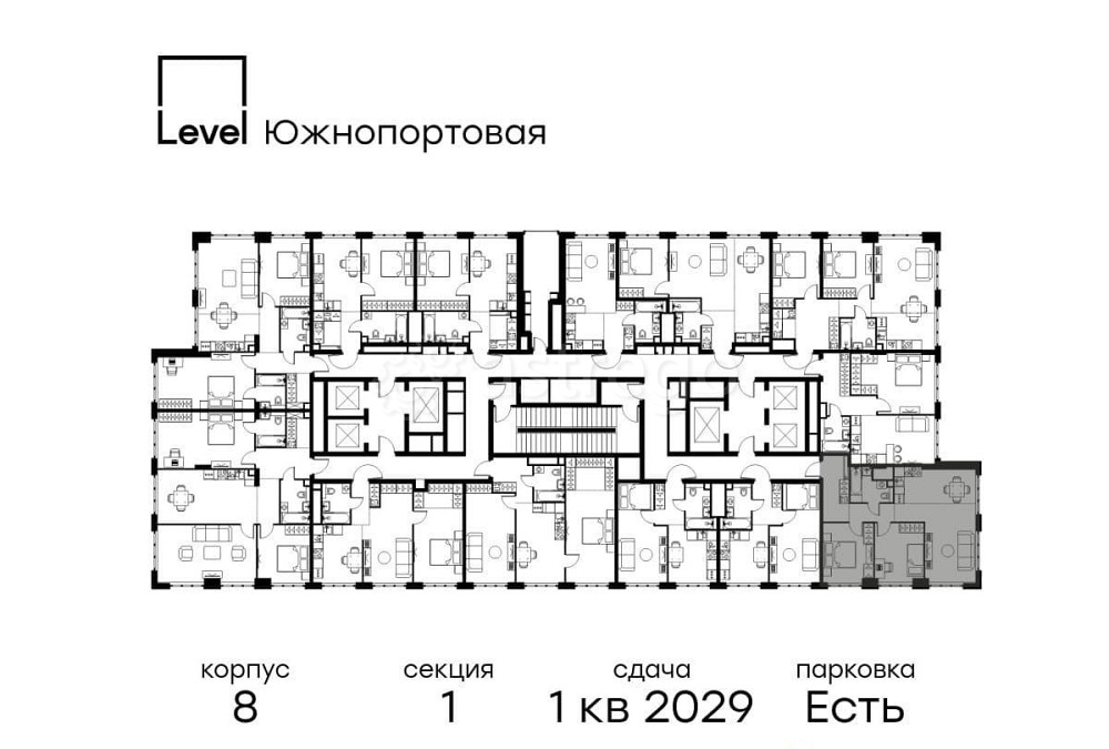 3-комн. квартира, 63.5 м2, 32/49 эт. Москва - изображение 3