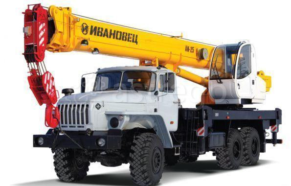 Автокран Ивановец КС-45717-1Р шасси Урал 4320 (6х6) 25т., 30.7 м ОВОИД Самара - изображение 1