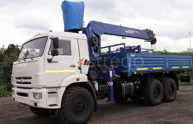 Бортовой автомобиль на шасси Isuzu Elf с КМУ XCMG 5 т Москва - изображение 1