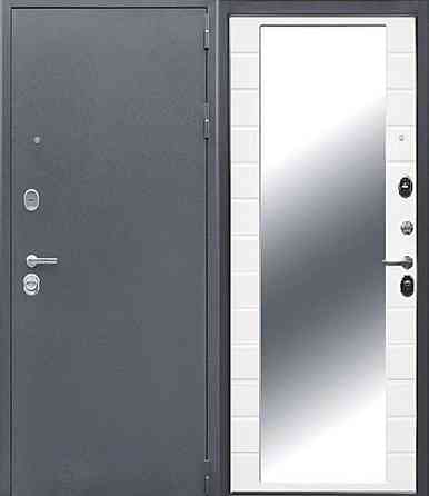 Входная дверь МП Троя Букле Серый Зеркало Ростов-на-Дону