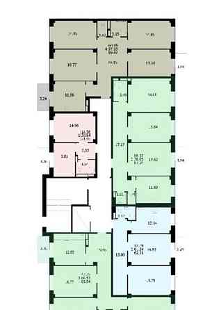 4-комн. квартира, 99.87 м2, 2/9 эт. Красноярск