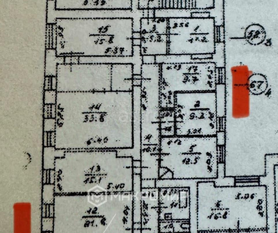Комната, 44 м2, 2/5 эт. Санкт-Петербург - изображение 5