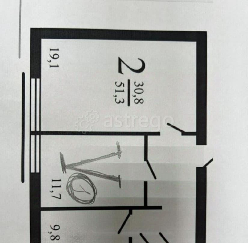 Комната, 12 м2, 10/12 эт. Москва - изображение 3