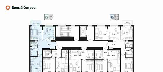3-комн. квартира, 57.14 м2, 5/7 эт. Уфа
