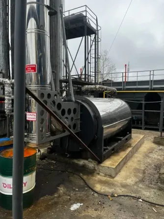 Термомасляный котел КТМ-1.00.00.000 ПС (с горелкой) и резервуарами для битума 50м3-2шт. Орел