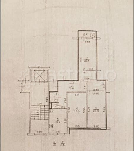 3-комн. квартира, 83.4 м2, 4/10 эт. Санкт-Петербург - изображение 3
