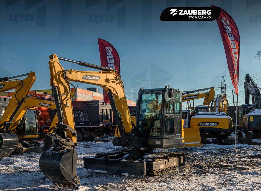 Миниэкскаватор Zauberg EX65-W Кемерово - изображение 1