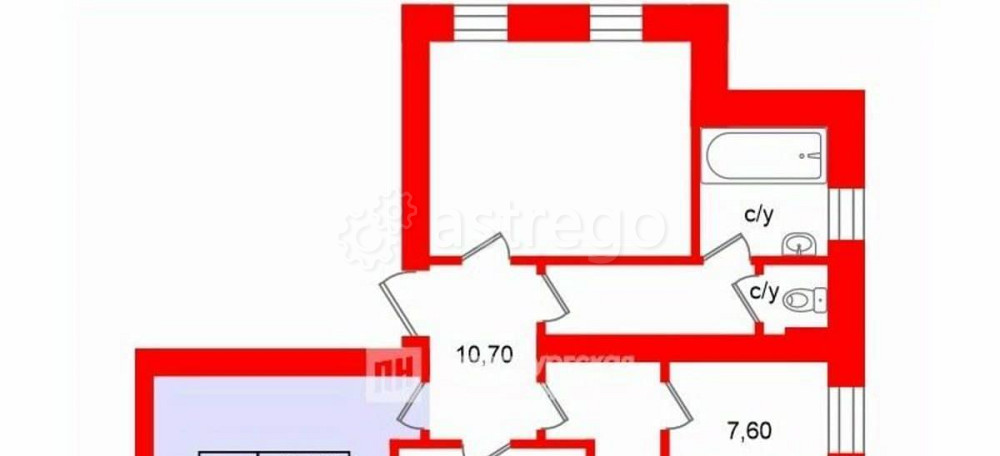 Комната, 19.2 м2, 2/6 эт. Санкт-Петербург - изображение 6