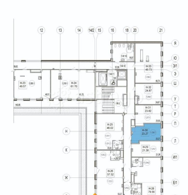 Свободного назначения, 23.27 м2 Санкт-Петербург - изображение 1