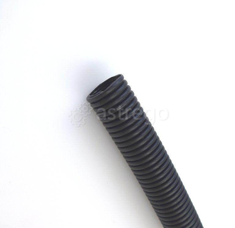 Труба гофрированная ПНД с протяжкой 16мм черная (100м) IEK CTG20-16-K02-100-1 Новосибирск - изображение 1