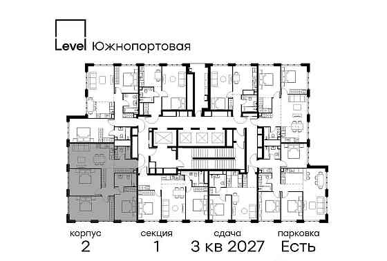 3-комн. квартира, 89.5 м2, 46/47 эт. Москва