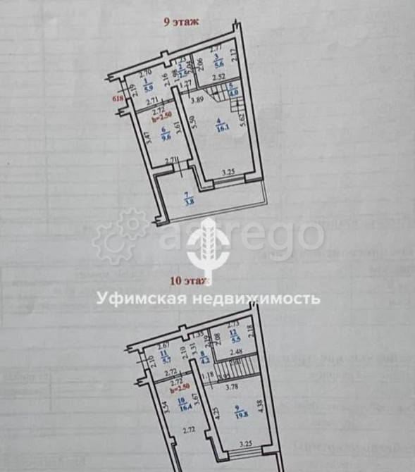 3-комн. квартира, 99.1 м2, 9/10 эт. Стерлитамак - изображение 4