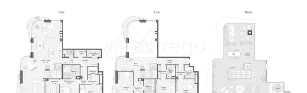 5-комн. квартира, 372 м2, 7/8 эт. Москва - изображение 1