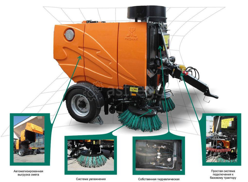 Машина вакуумная подметально-уборочная ТКМ-2000 Санкт-Петербург - изображение 1