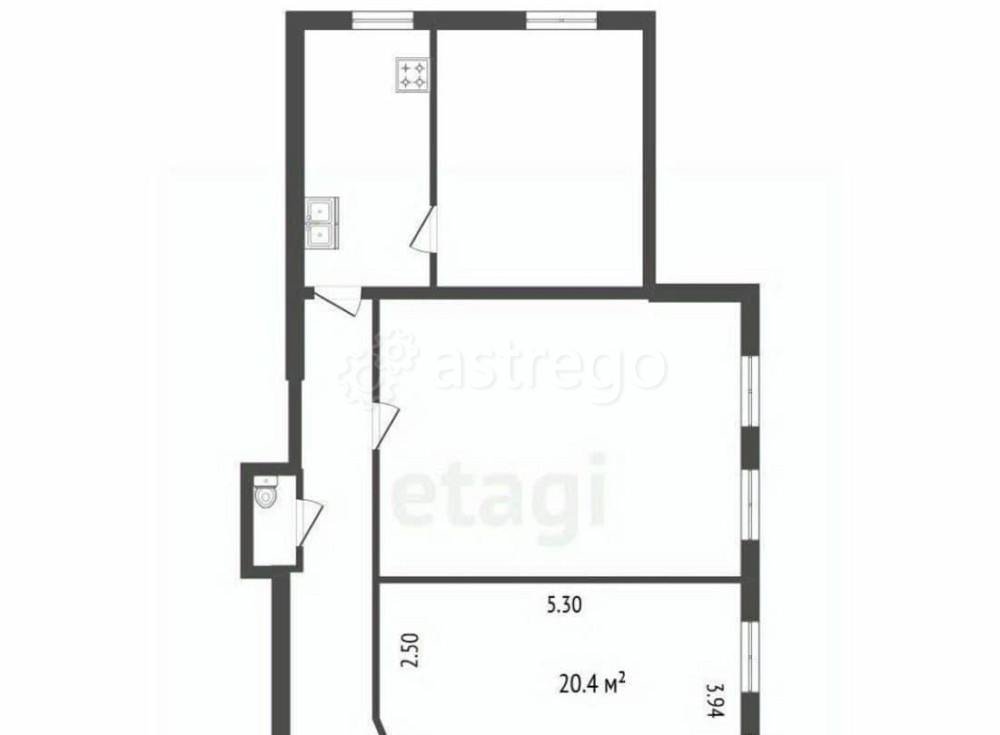 Комната, 12.3 м2, 5/6 эт. Санкт-Петербург - изображение 3