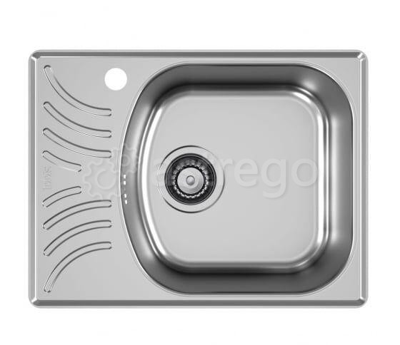 Мойка IDDIS FocuS нержавеющая сталь матовая чаша справа 560х435 мм ID FOC56MRi77 Iddis Москва - изображение 1