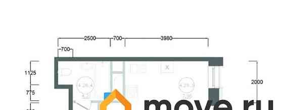 Студия, 31.07 м2, 10/17 эт. Наро-Фоминск