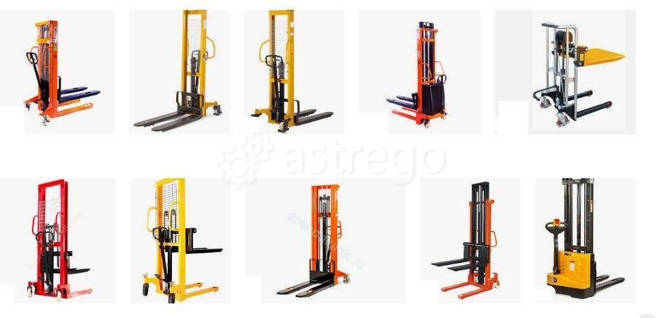 Штабелер самоходный 1,5 т 5,0 м TOR CQDH15A-II с выдвижными вилами Барнаул - изображение 1