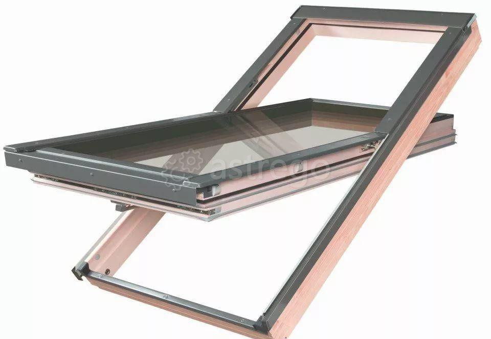 Мансардное окно FAKRO FTP-V L3/P2 U3 Profi 114х118 Новосибирск - изображение 1