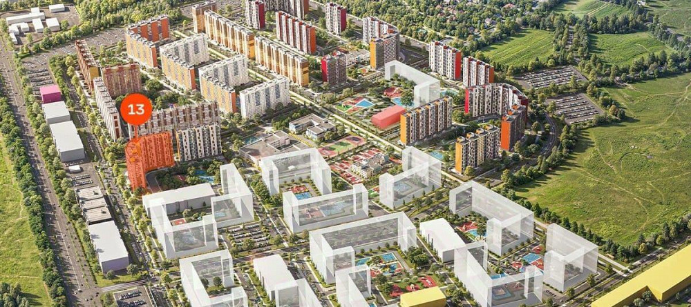 2-комн. квартира, 56.54 м2, 2/17 эт. Домодедово - изображение 2