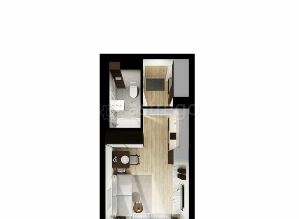 Студия, 21 м2, 14/32 эт. Москва - изображение 2