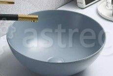 Раковина для ванной Ceramalux цветная серия NC 415х415х155 104MHL-4 голубой Новосибирск - изображение 1
