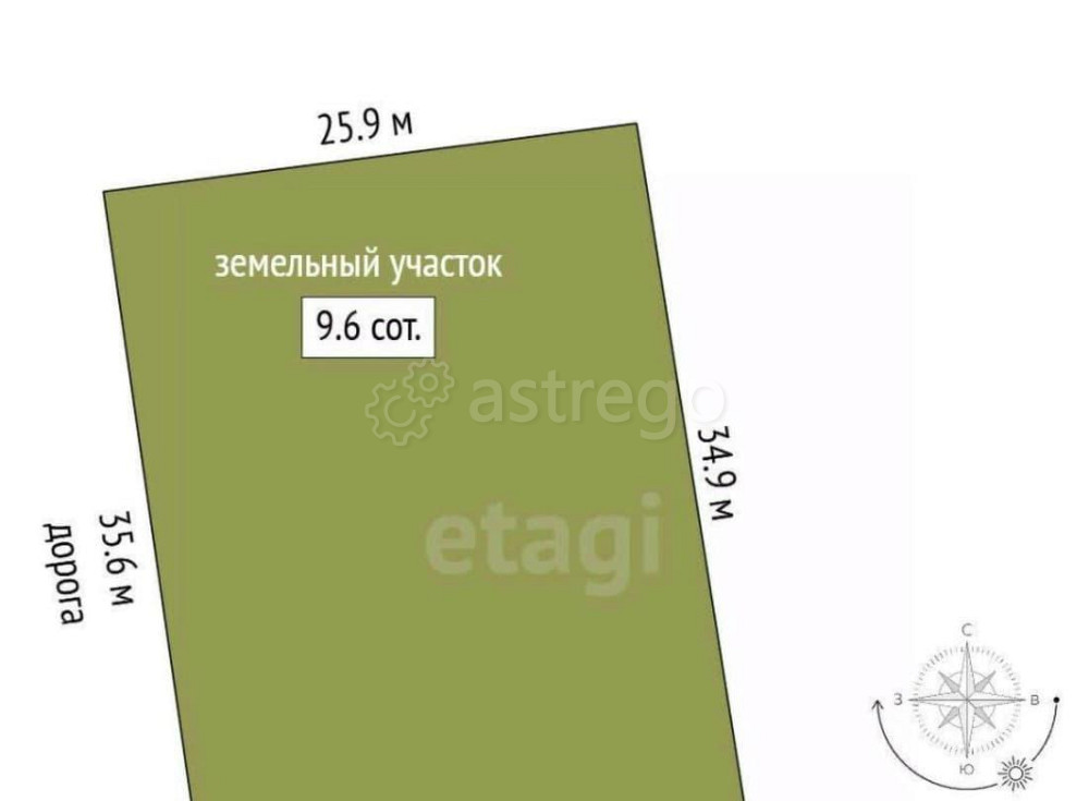 Земельный участок, 9.64 га Котлас - изображение 2