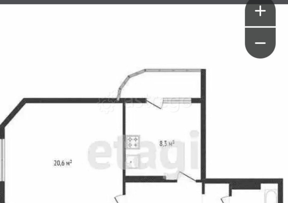 1-комн. квартира, 41 м2, 11/17 эт. Красноярск - изображение 5