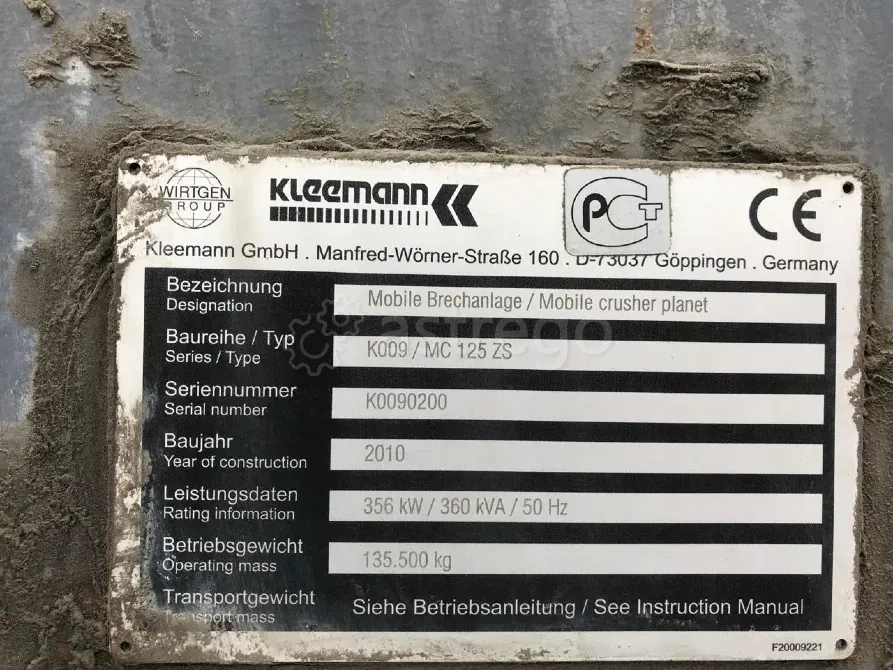 Дробильно-сортировочное оборудование Kleemann Mobicat MC 125 Z Санкт-Петербург - изображение 3
